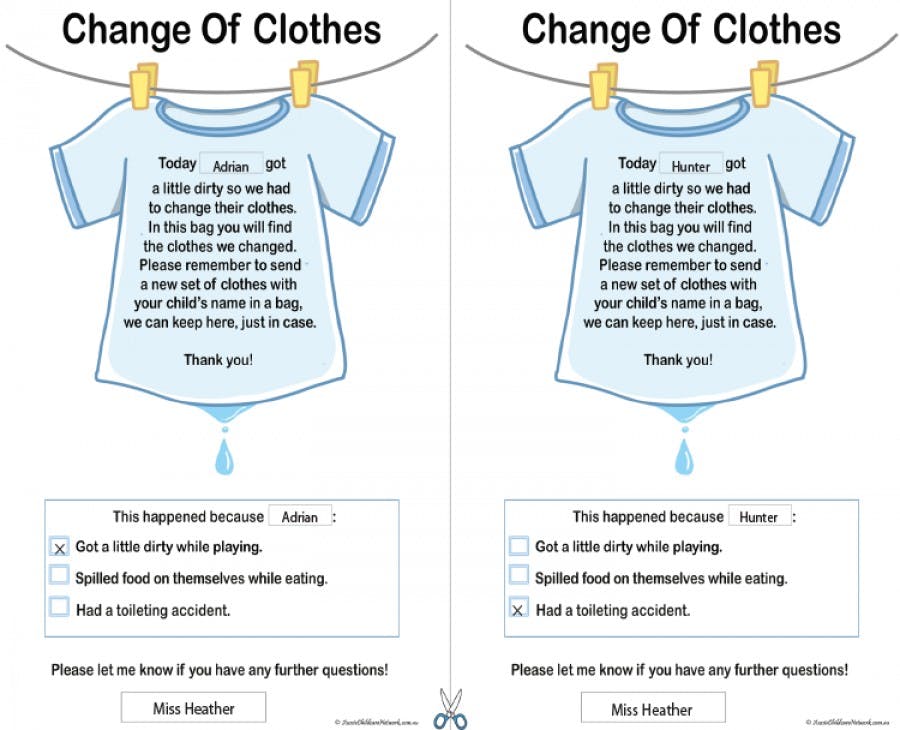 Bring a Change of Clothes